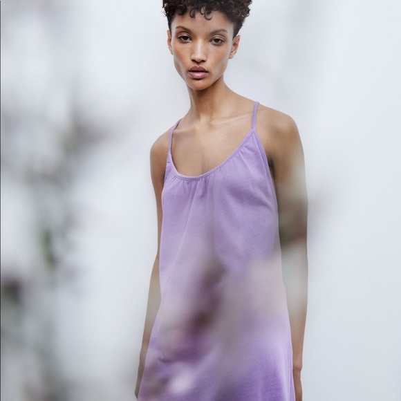 COPY - Zara new with tags Matching purple Dress - Picture 3 of 12